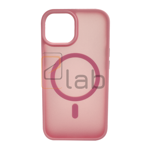 COVER IN POLICARBONATO SATINATO E TPU PER IPHONE 15 ROSA
