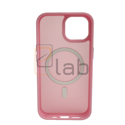 COVER IN POLICARBONATO SATINATO E TPU PER IPHONE 15 ROSA