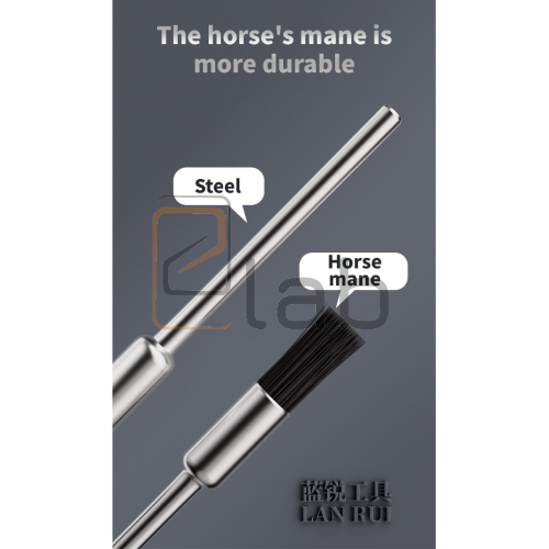 SET PENNELLO A SPAZZOLA MORBIDA PER RIMOZIONE DELLA POLVERE QB95 LANRUI - 10 PEZZI