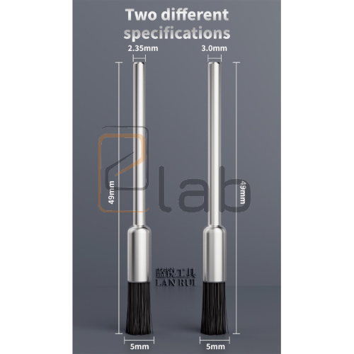 SET PENNELLO A SPAZZOLA MORBIDA PER RIMOZIONE DELLA POLVERE QB95 LANRUI - 10 PEZZI