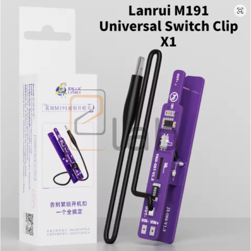 TESTER - RILEVATORE DI TENSIONE E DI CORRENTE UNIVERSALE A CLIP M191 LANRUI