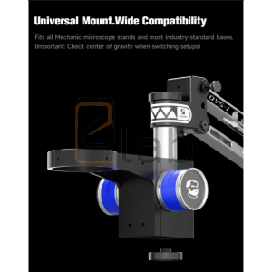 SUPPORTO DA SCRIVANIA PER MICROSCOPIO CON AMMORTIZZATORE IDRAULICO DVS-1 MECHANIC