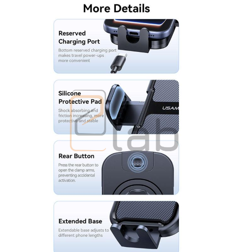 PORTA CELLULARE DA AUTO ZJ085 USAMS