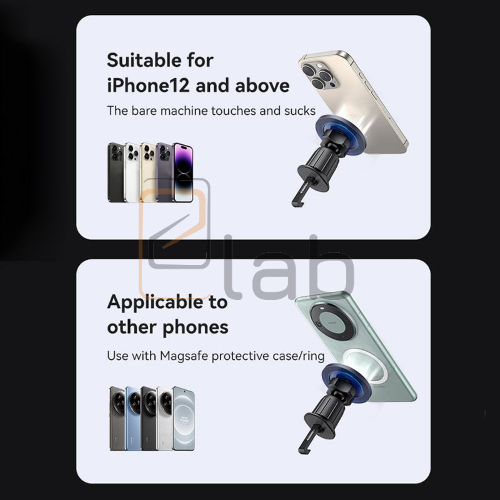 PORTA CELLULARE DA AUTO MAGNETICO BLU ZJ081 USAMS