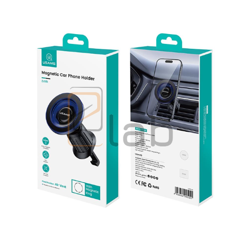 PORTA CELLULARE DA AUTO MAGNETICO BLU ZJ081 USAMS