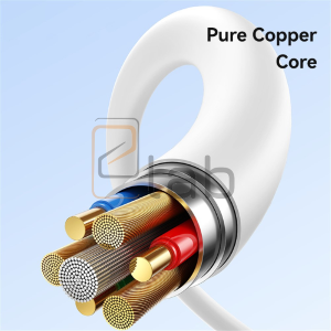 CAVO DI RICARICA A CARICA VELOCE TYPE-C BIANCO 1M 3A 18W US-SJ761 U90 USAMS