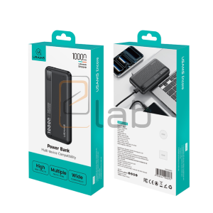 POWER BANK DOPPIA PORTA USB + TYPE-C 10000mAh NERO PB89 US-CD262 USAMS