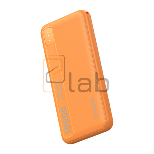 POWER BANK DOPPIA PORTA USB + TYPE-C 10000mAh ARANCIONE PB89 US-CD262 USAMS