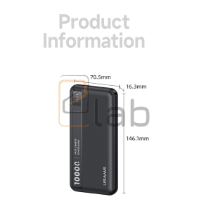 POWER BANK DOPPIA PORTA USB + TYPE-C 10000mAh PB89 US-CD262 USAMS