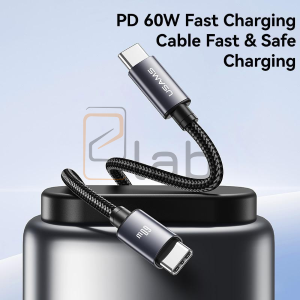 CAVO DI RICARICA A CARICA VELOCE TYPE-C/TYPE-C TARNISH 1M 60W US-SJ769 U91 USAMS