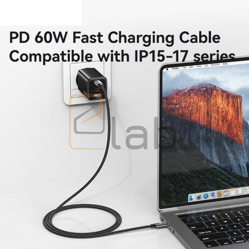 CAVO DI RICARICA A CARICA VELOCE TYPE-C/TYPE-C TARNISH 1M 60W US-SJ769 U91 USAMS