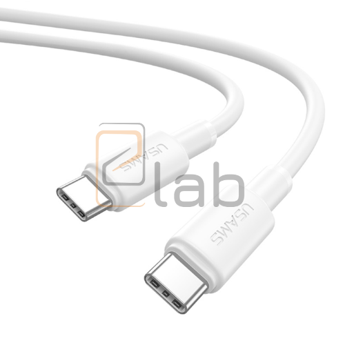 CAVO DI RICARICA A CARICA VELOCE TYPE-C/TYPE-C BIANCO 1M 60W US-SJ763 U90 USAMS