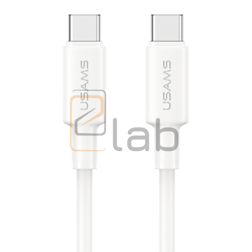 CAVO DI RICARICA A CARICA VELOCE TYPE-C/TYPE-C BIANCO 1M 60W US-SJ763 U90 USAMS