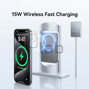 POWER BANK WIRELESS MAGNETICO ULTRASOTTILE IN LEGA DI ALLUMINIO 5000mAh PD 20W US-CD231 SERIE CY USAMS