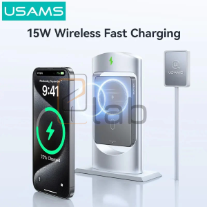 POWER BANK WIRELESS MAGNETICO ULTRASOTTILE IN LEGA DI ALLUMINIO 10000mAh PD 20W US-CD242 SERIE CY USAMS