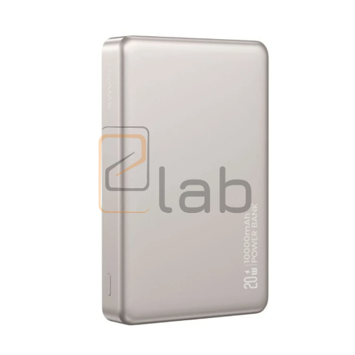 POWER BANK WIRELESS MAGNETICO ULTRASOTTILE IN LEGA DI ALLUMINIO 10000mAh PD 20W TITANIUM US-CD242 SERIE CY USAMS