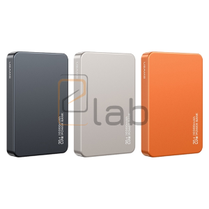 POWER BANK WIRELESS MAGNETICO ULTRASOTTILE IN LEGA DI ALLUMINIO 10000mAh PD 20W ARANCIONE US-CD242 SERIE CY USAMS