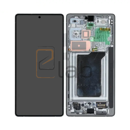 DISPLAY LCD SAMSUNG SERVICE PACK S25 ULTRA CON FRAME NERO S938B