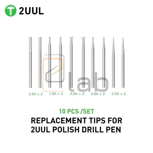 SET PUNTE DI RICAMBIO PER DREMEL PER RIPARAZIONE DISPOSITIVI 2UUL
