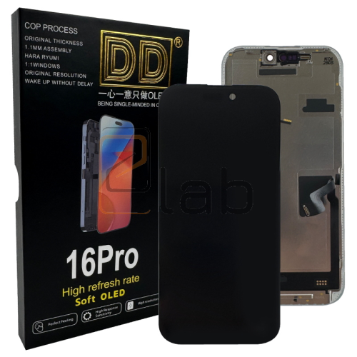 DISPLAY - LCD IPHONE 16 PRO SENZA IC SOFT OLED DD 120 HZ