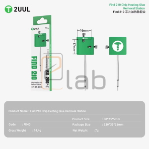 PUNTA C210 CON SUPPORTO PER PULIZIA CHIP 2UUL FD40