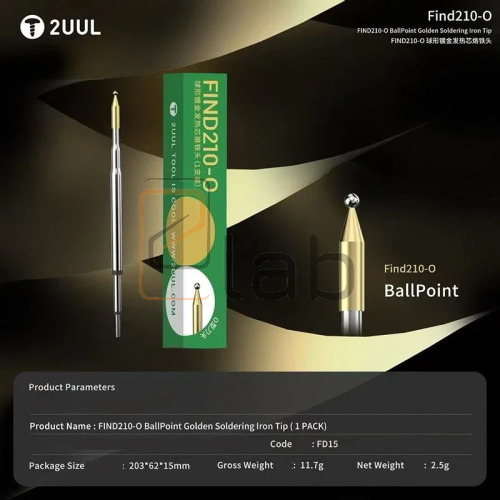 PUNTA A SFERA FIND210-O PER MANIPOLO T210 2UUL 