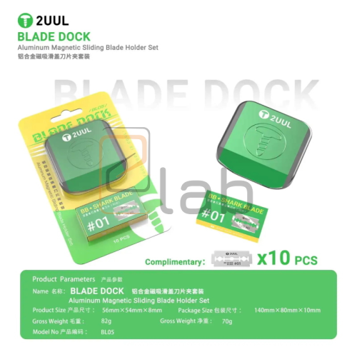 SET LAME + SUPPORTO MAGNETICO BL05 2UUL