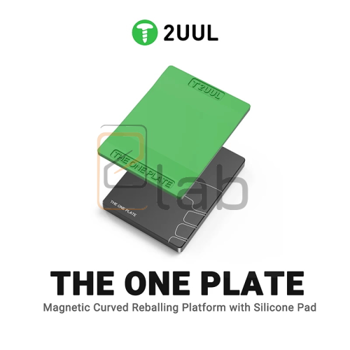 THE ONE PLATE - MINI SUPPORTO MAGNETICO PER STENCIL PER REBALLING + MINI PAD IN SILICONE BH12 2UUL
