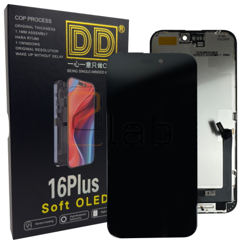 DISPLAY - LCD IPHONE 16 PLUS DIAGNOSABLE SOFT OLED DD