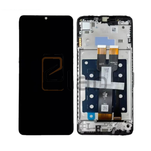 DISPLAY LCD SAMSUNG SERVICE PACK A07 5G 2025 NERO CON FRAME SM-A076B