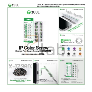 SPARE SCREW - KIT VITI PER PORTA RICARICA IPHONE CS13 2UUL - 360 PEZZI