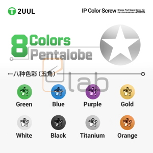 SPARE SCREW - KIT VITI PER PORTA RICARICA IPHONE CS13 2UUL - 360 PEZZI