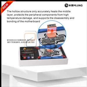 BASETTA PER LAVORAZIONE SCHEDA MADRE IPHONE 17 PRO - 17 PRO MAX PER PRERISCALDATORE MS1 IREPAIR