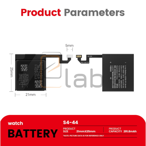 BATTERIA COMPATIBILE APPLE WATCH SERIE 4 44MM 291.8MAH G+OCA PRO