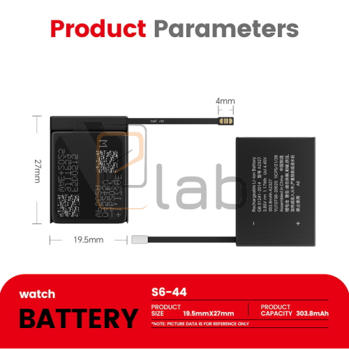 BATTERIA COMPATIBILE APPLE WATCH SERIE 6 44MM G+OCA PRO