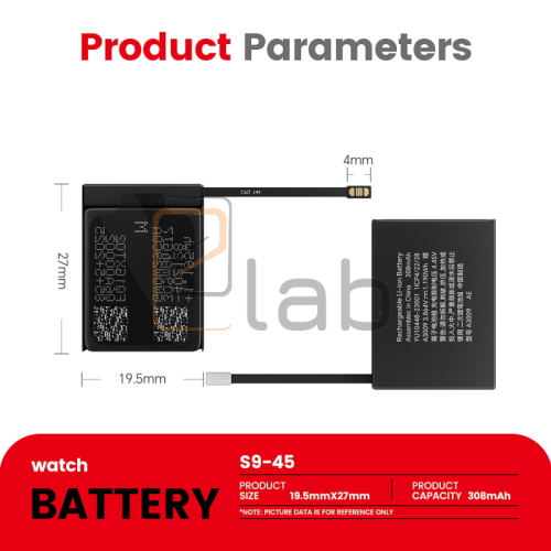 BATTERIA COMPATIBILE APPLE WATCH SERIE 9 45MM G+OCA PRO