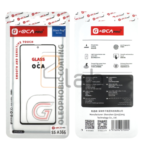 VETRO + OCA SAMSUNG GALAXY A36 5G A366 G+OCA PRO