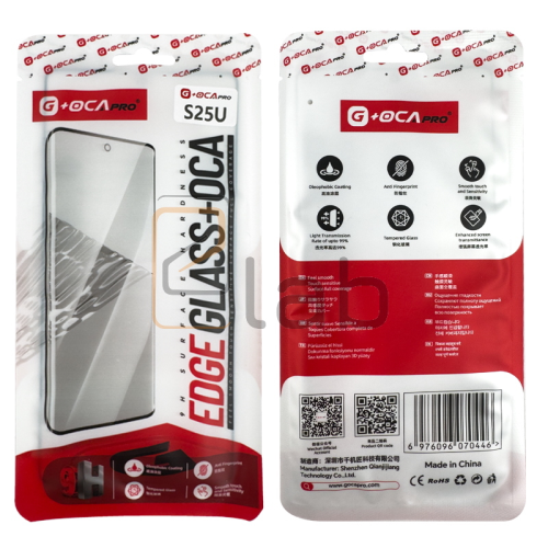 VETRO + OCA SAMSUNG GALAXY S25 ULTRA S938 NERO G+OCA PRO