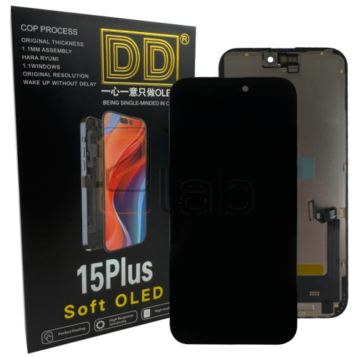 DISPLAY - LCD IPHONE 15 PLUS SENZA IC SOFT OLED DD