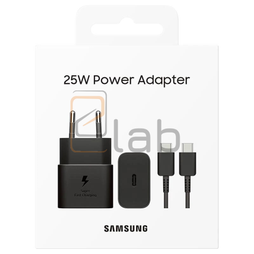 CARICABATTERIE COMPLETO SAMSUNG 25W TYPE-C NERO EP-T2510XBEGEU
