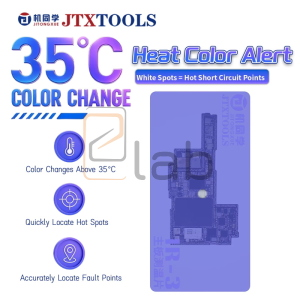 JTXTOOLS IR-3 – FOGLIO TERMOCROMICO PER RILEVAMENTO CORTOCIRCUITI SU SCHEDE MADRI
