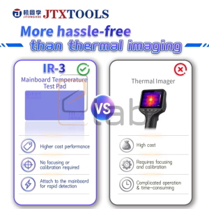 JTXTOOLS IR-3 – FOGLIO TERMOCROMICO PER RILEVAMENTO CORTOCIRCUITI SU SCHEDE MADRI