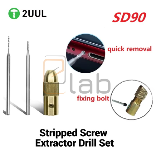 2UUL SD90 SET PUNTE PER ESTRAZIONE VITI DANNEGGIATE 