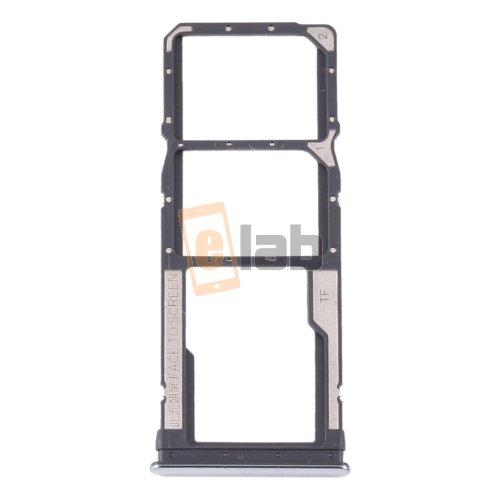 CARRELLO SIM CARD XIAOMI REDMI NOTE 8 / REDMI NOTE 8T SILVER 