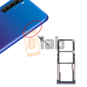 CARRELLO SIM CARD XIAOMI REDMI NOTE 8 / REDMI NOTE 8T SILVER 