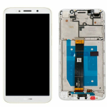 DISPLAY - LCD HUAWEI Y5 2018 / Y5 PRIME 2018 / HONOR 7S BIANCO CON FRAME DRA-L01 DRA-L02 DRA-L21 DRA-L22 DRA-L23 - DUA-AL00 DUA-L22 DUA-LX2 