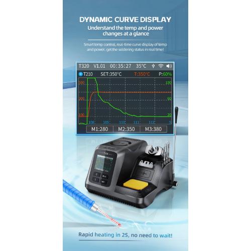 STAZIONE SALDANTE DIGITALE T320 MANIPOLO T210 AIXUN