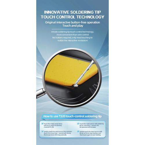 STAZIONE SALDANTE DIGITALE T320 MANIPOLO T210 AIXUN