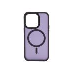 COVER IN POLICARBONATO SATINATO E TPU PER IPHONE 14 PRO VIOLA