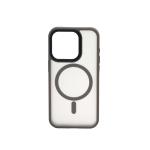 COVER IN POLICARBONATO SATINATO E TPU PER IPHONE 15 PLUS GRIGIO